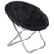 Portable Faux Fur Saucer Chair Folding Saucer Chair For Adults And Kids Cozy Chair For Living Room 7