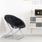 Portable Faux Fur Saucer Chair Folding Saucer Chair For Adults And Kids Cozy Chair For Living Room 9