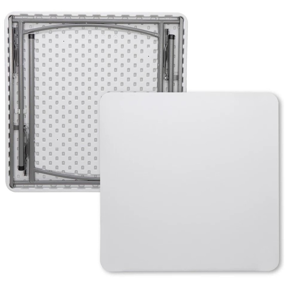 Square Dining Table Plastic Folding Table Portable Folding Card Table For Events And Gatherings 1