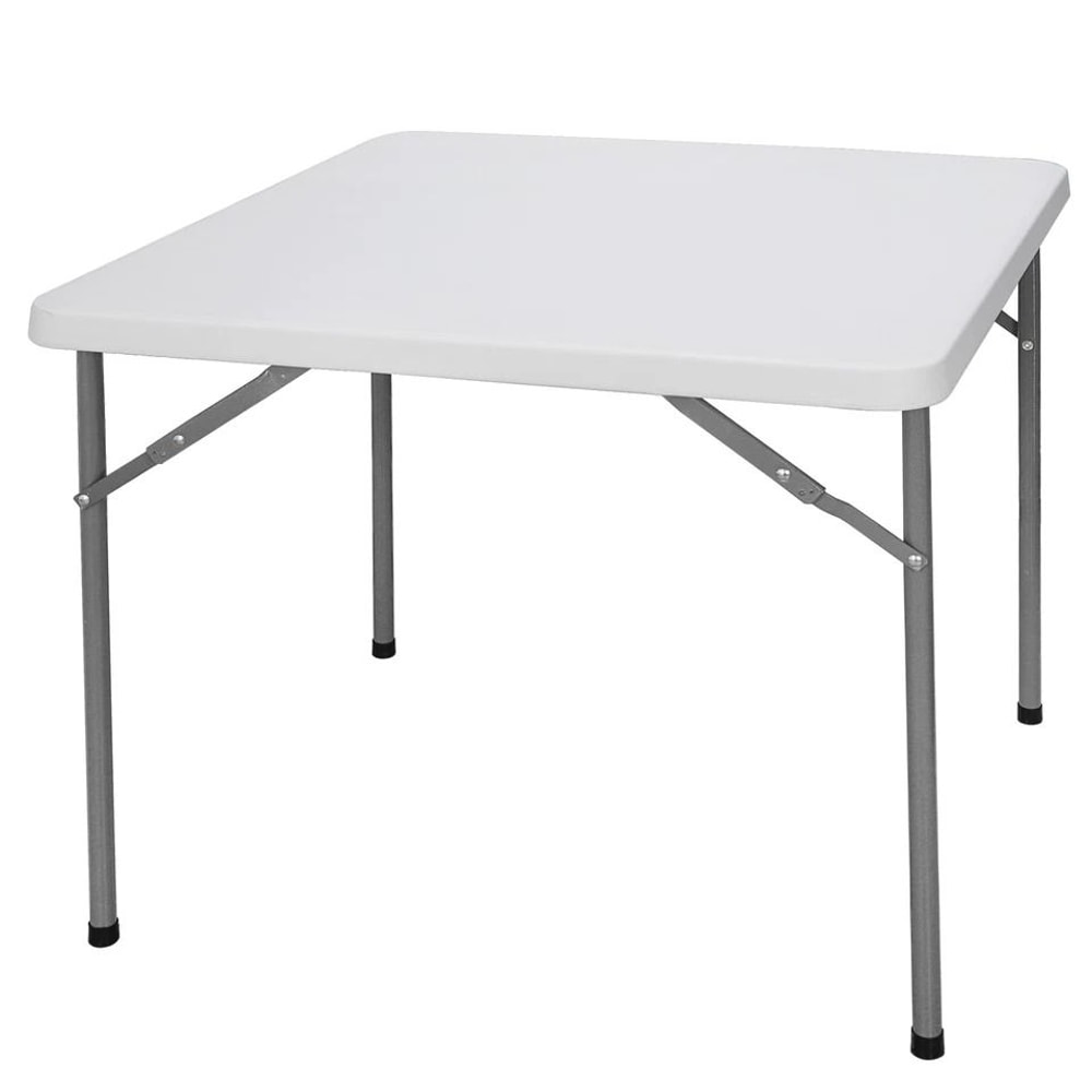 Square Dining Table Plastic Folding Table Portable Folding Card Table For Events And Gatherings 3