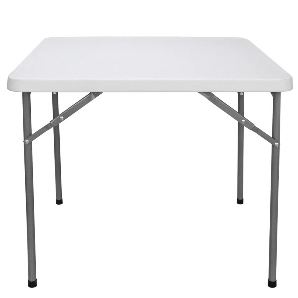 Square Dining Table Plastic Folding Table Portable Folding Card Table For Events And Gatherings 4