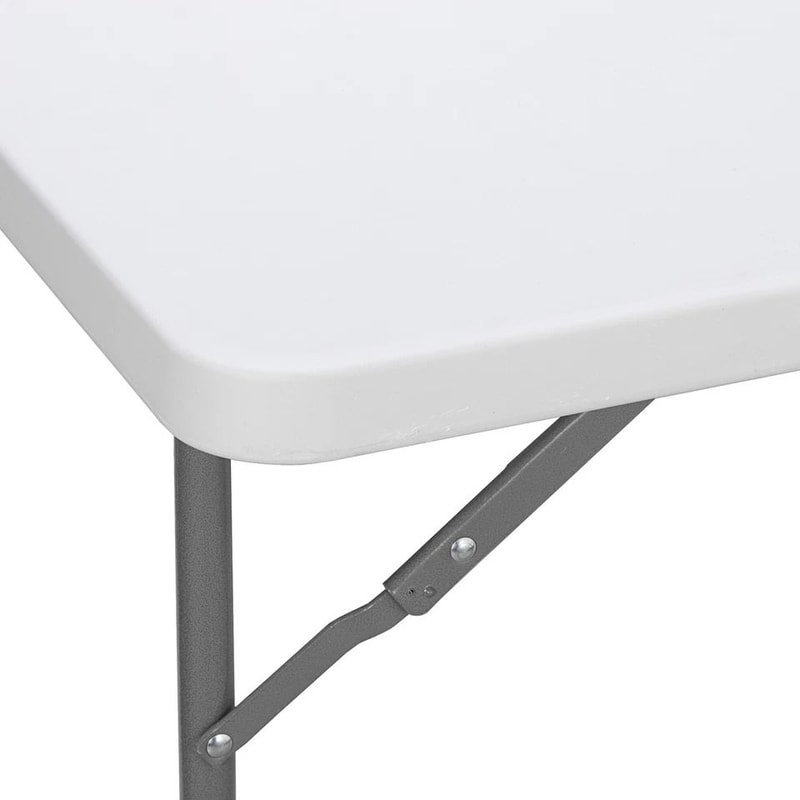 Square Dining Table Plastic Folding Table Portable Folding Card Table For Events And Gatherings 5