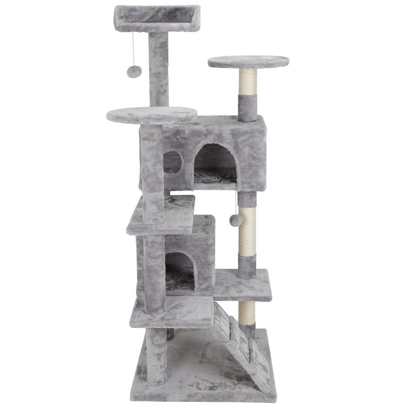 Cat Tree Tower With Multiple Scratching Posts Cozy Condo For Rest Play Large Activity Center For C 3