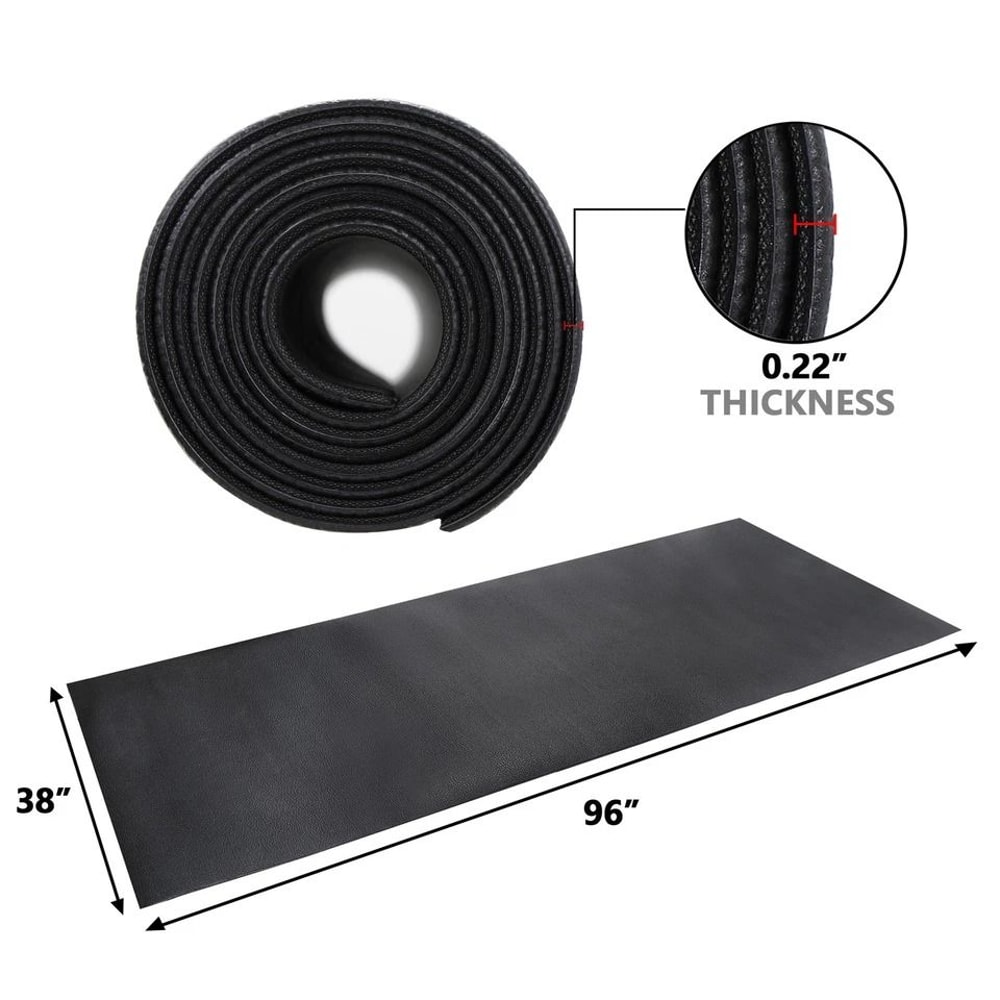 Treadmill Mat Exercise Bikes And Fitness Equipment Floor Protector Cushioned PVC Mat For Noise And 3