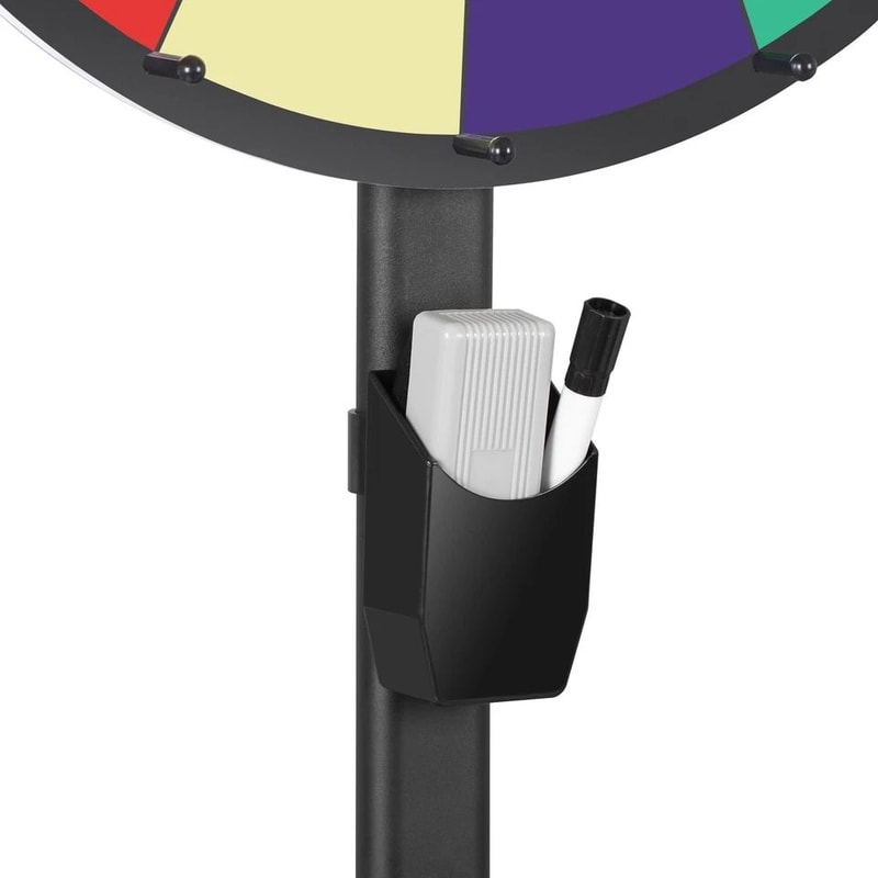 Adjustable Spinning Prize Wheel Slot Acrylic Board With DryErase Marker Eraser Perfect For Trade S 8