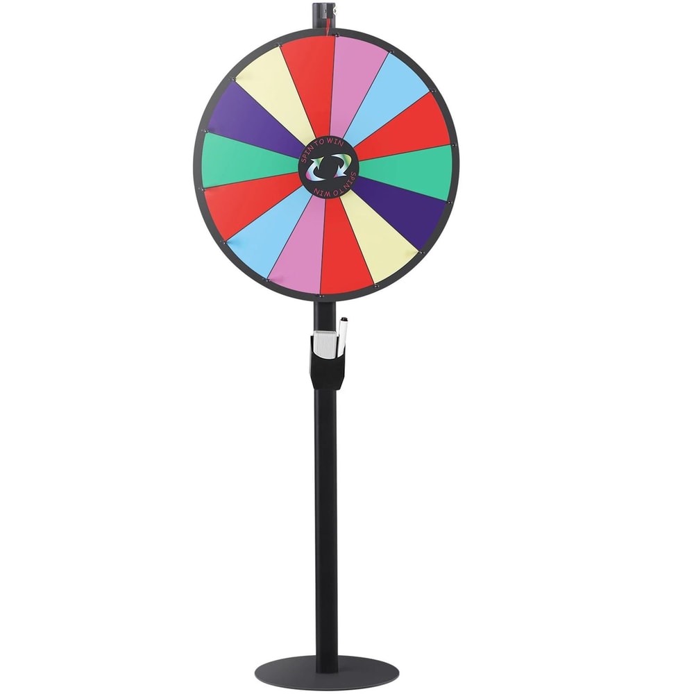 Adjustable Spinning Prize Wheel Slot Acrylic Board With DryErase Marker Eraser Perfect For Trade S 6