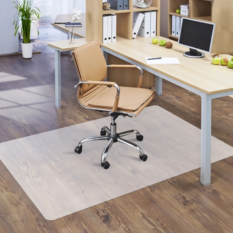 PVC Office Chair Mat For Hard Floors Rectangular Floor Protector Durable And SlipResistant 1