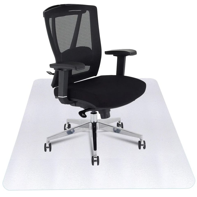 PVC Office Chair Mat For Hard Floors Rectangular Floor Protector Durable And SlipResistant 3