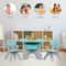 Kids Table And Chair Piece Toy Storage Bins Toddler Table And Chairs For Children Play Table Set Wi 6