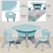 Kids Table And Chair Piece Toy Storage Bins Toddler Table And Chairs For Children Play Table Set Wi 7