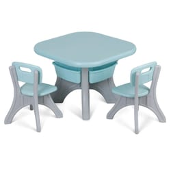 kids table and chair piece toy storage bins, toddler table and chairs for children, play table set with storage