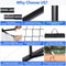 Portable Pickleball Net Set Regulation Size Metal Frame Carrying Bag Easy Assembly For Outdoor Fun 9