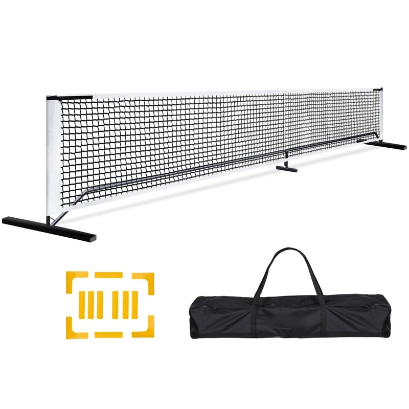 Portable Pickleball Net Set Regulation Size Metal Frame Carrying Bag Easy Assembly For Outdoor Fun 11