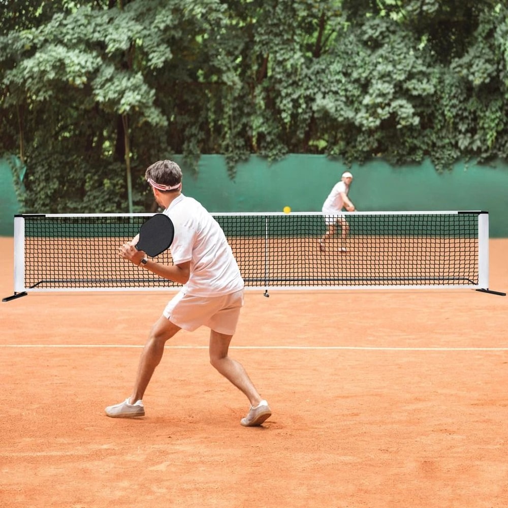 Portable Pickleball Net Set Regulation Size Metal Frame Carrying Bag Easy Assembly For Outdoor Fun 6