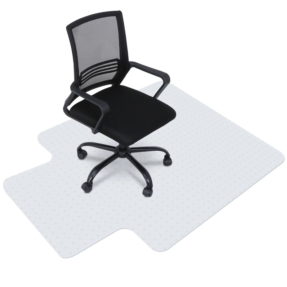 Desk Chair Mat For Carpet Office Chair Mat With Extended Lip Clear PVC Floor Protector Durable And 13