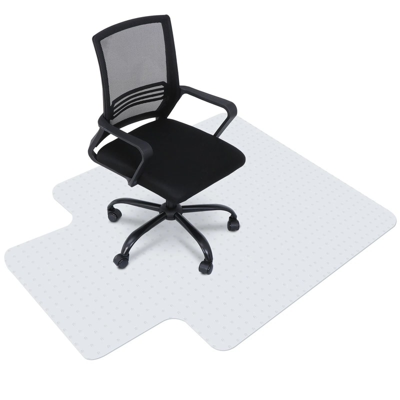 Desk Chair Mat For Carpet Office Chair Mat With Extended Lip Clear PVC Floor Protector Durable And 13