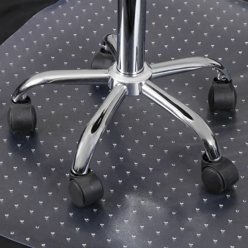 Desk Chair Mat For Carpet Office Chair Mat With Extended Lip Clear PVC Floor Protector Durable And 5