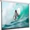 HD Manual Pull Down Projection Screen Portable Projector Screen Movie Screen Aspect Ratio White 0
