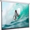HD Manual Pull Down Projection Screen Portable Projector Screen Movie Screen Aspect Ratio White 0