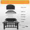 Square Fire Pit Wood Burning Backyard Patio Stove Heater Fire Pit Fireplace Outdoor Charcoal Grill 11