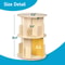 Rotating Bookshelf Display Corner Bookcase Floor Standing Pine Wood Shelf Smooth Rotation 2