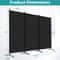 Tall Folding Privacy Screens Partition Panel Room Divider Separator Black Versatile Partition For P 2