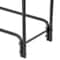 Steel Firewood Log Rack Stand IndoorOutdoor Fireplace Wood Holder Sturdy Black Tubular Storage For 5
