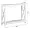 XDesign Console Table For Living Room Tier Bookshelf Entryway Sofa Side Table Large Storage 2