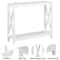 XDesign Console Table For Living Room Tier Bookshelf Entryway Sofa Side Table Large Storage 5