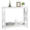 XDesign Console Table For Living Room Tier Bookshelf Entryway Sofa Side Table Large Storage 0