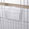 Parrot Flight Cage Parakeet Bird Cage For Cockatiels Rolling Stand White 4