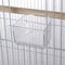 Parrot Flight Cage Parakeet Bird Cage For Cockatiels Rolling Stand White 4