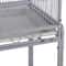 Parrot Flight Cage Parakeet Bird Cage For Cockatiels Rolling Stand White 7