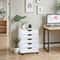 Storage Tower Organizer Unit White Drawers Dresser For Bedroom Closet Entryway And Home Office 2