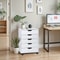 Storage Tower Organizer Unit White Drawers Dresser For Bedroom Closet Entryway And Home Office 2