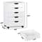 Storage Tower Organizer Unit White Drawers Dresser For Bedroom Closet Entryway And Home Office 3