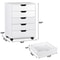 Storage Tower Organizer Unit White Drawers Dresser For Bedroom Closet Entryway And Home Office 3