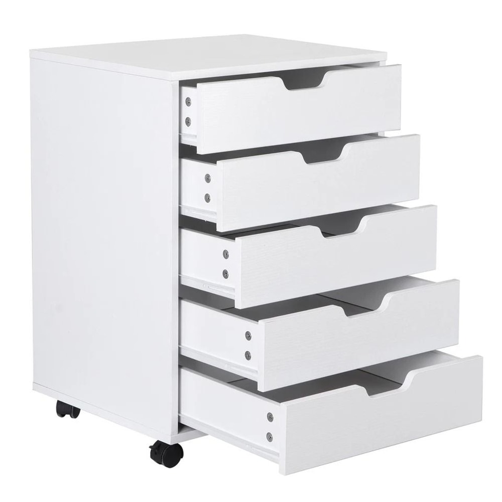 Storage Tower Organizer Unit White Drawers Dresser For Bedroom Closet Entryway And Home Office 0