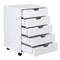 Storage Tower Organizer Unit White Drawers Dresser For Bedroom Closet Entryway And Home Office 0