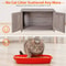 Hidden Wood Litter Box Cabinet Cat Litter Box Enclosure MultiFunctional Litter Box Furniture Greige 5