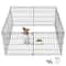 Exercise Puppy Pen Pet Dog Playpen Dog Fence For Small Animals DIY Expandable Panels Safe Durable 9