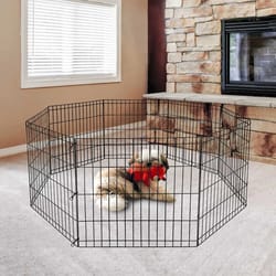 exercise puppy pen, pet dog playpen, dog fence for small animals, diy expandable panels, safe & durable