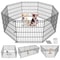 Exercise Puppy Pen Pet Dog Playpen Dog Fence For Small Animals DIY Expandable Panels Safe Durable 8