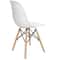Lounge Chair With Solid Wood Leg Modern Dining Chairs Set Of Plastic DSW Shell Ergonomic Seat Easy 6