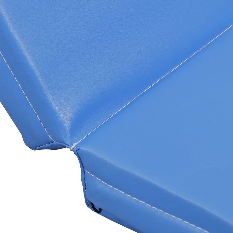 Blue Gymnastics Mat Thick TriFold Exercise Mat Tumbling Yoga Mat Folding HighDensity Foam 4