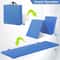 Blue Gymnastics Mat Thick TriFold Exercise Mat Tumbling Yoga Mat Folding HighDensity Foam 7