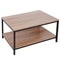 Modern Industrial Cocktail Table Tier Storage Shelf Sturdy Metal Frame Vintage Coffee Table For Liv 5