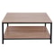 Modern Industrial Cocktail Table Tier Storage Shelf Sturdy Metal Frame Vintage Coffee Table For Liv 6