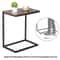 C Shaped End Table Wide Couch Tables Side Table TV Tray For Living Room Adjustable Feet Easy Assemb 3