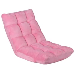 adjustable folding floor chair, pink gaming chair with back support, comfortable sofa for meditation & relaxation